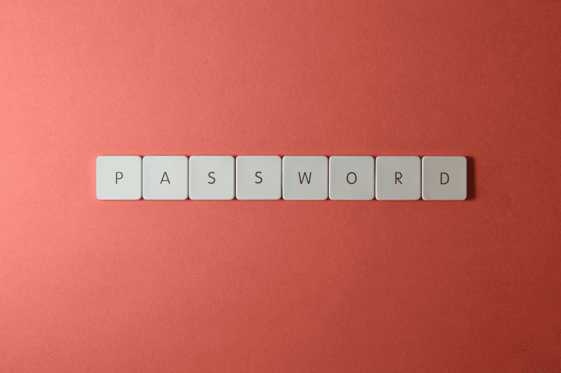  A closeup shot of “password” written with keyboard buttons