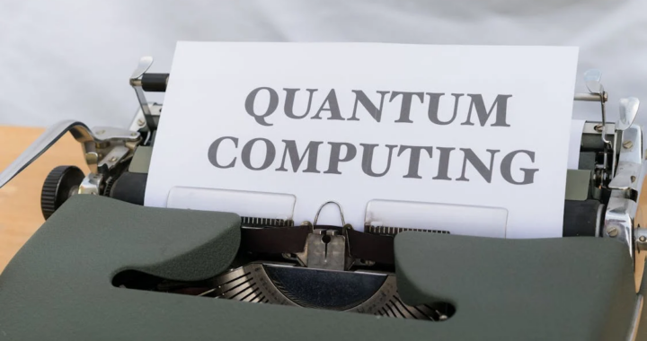 An image of a paper with quantum computing written on it