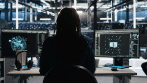 Forensic computer analyst conducting metadata review during digital forensic services FL