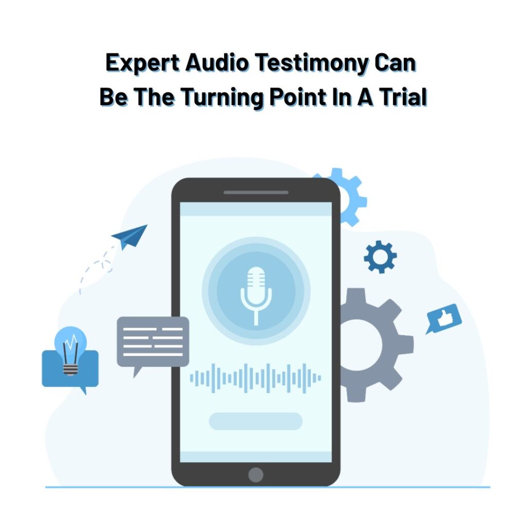 an audio recording on a smartphone