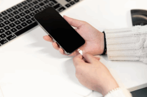 A digital forensic consultant at work.